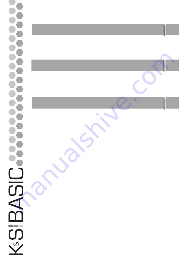 K&S BASIC KSB 12i S Скачать руководство пользователя страница 26