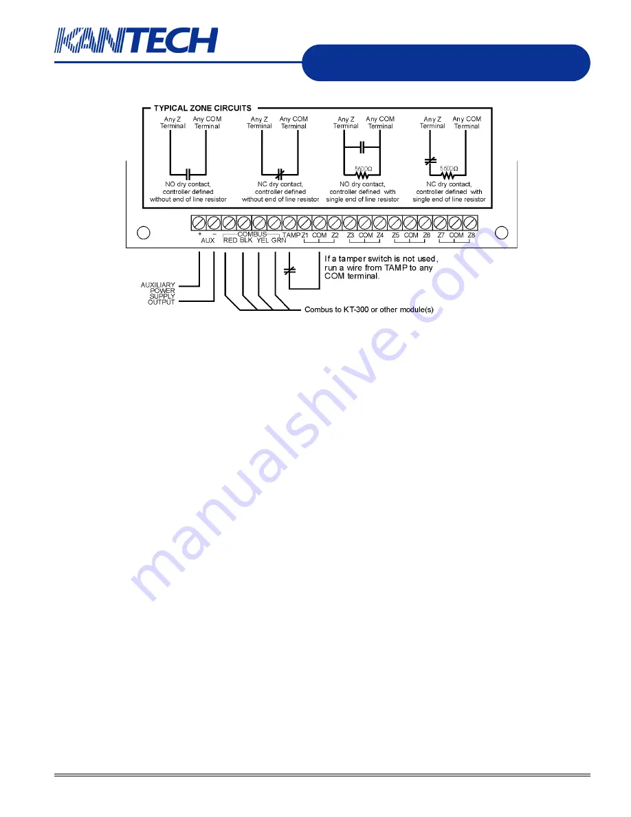 Kantech KT-PC4108 Скачать руководство пользователя страница 1