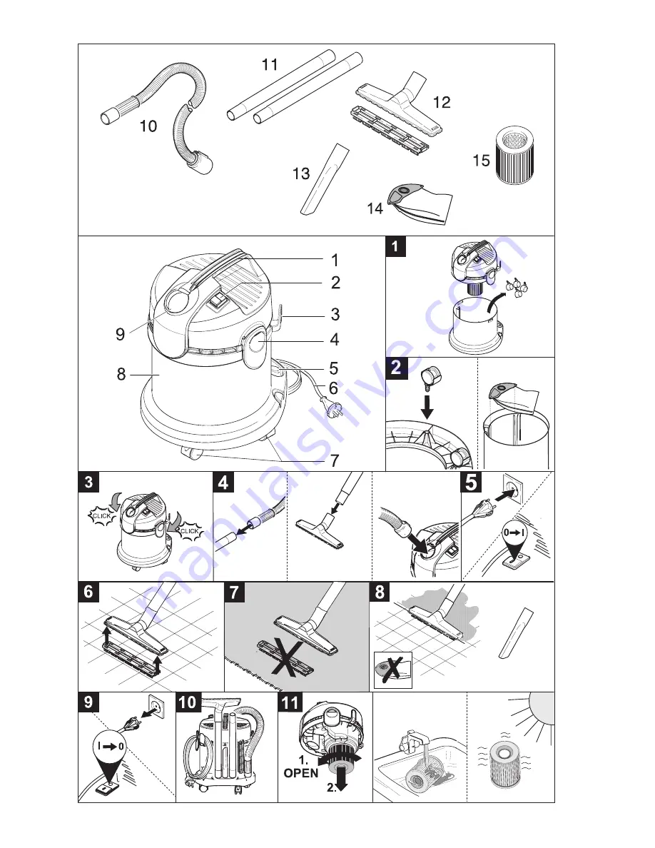 Kärcher A 2054 Me Original Instructions Manual Download Page 2