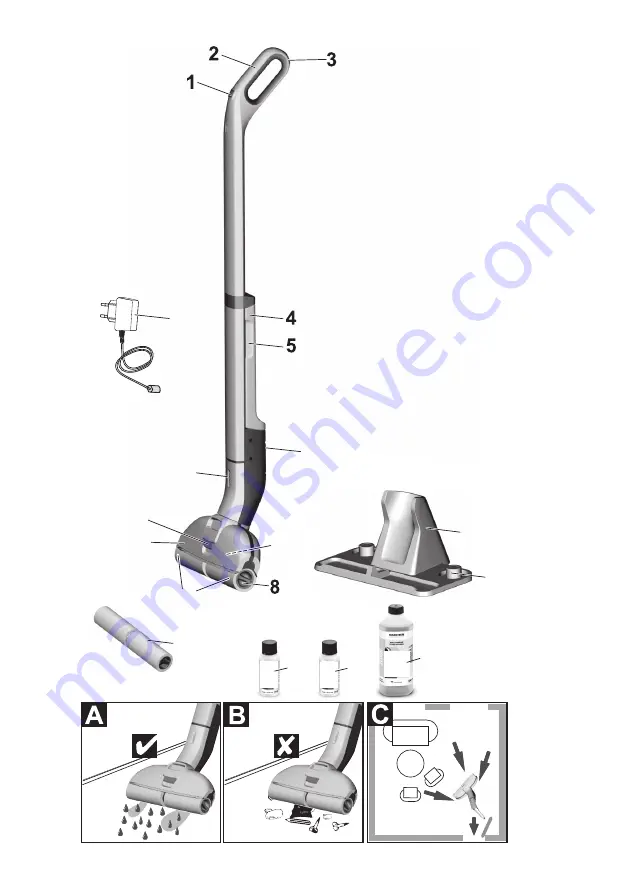 Kärcher FC 3 Cordless Operating Instructions Manual Download Page 5