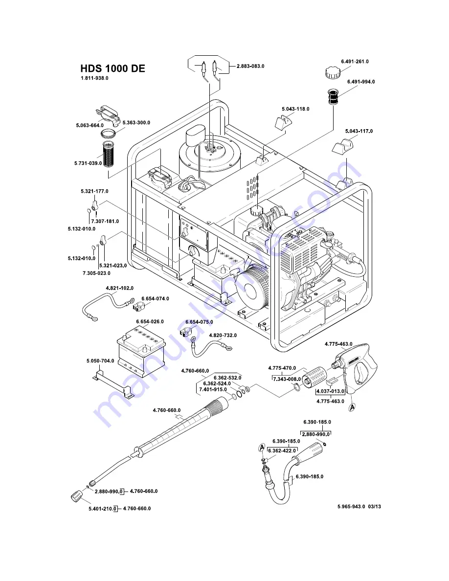 Kärcher HDS 1000 BE Скачать руководство пользователя страница 434