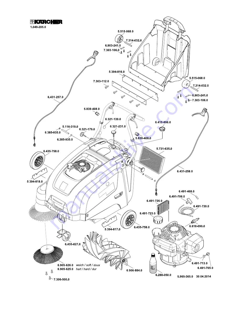 Kärcher KM 75/40 W G Original Instructions Manual Download Page 22