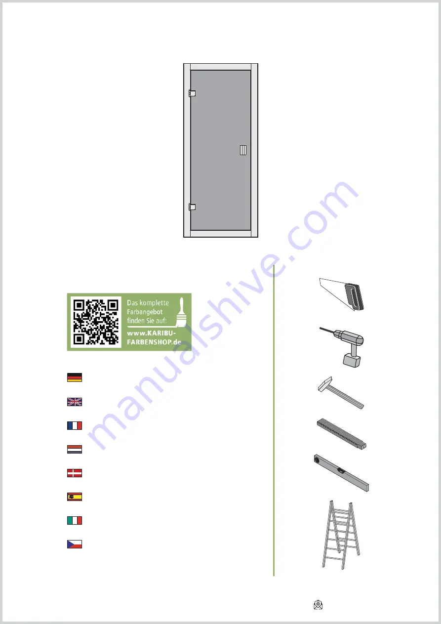 Karibu 26663 Assembly Instructions Manual Download Page 15