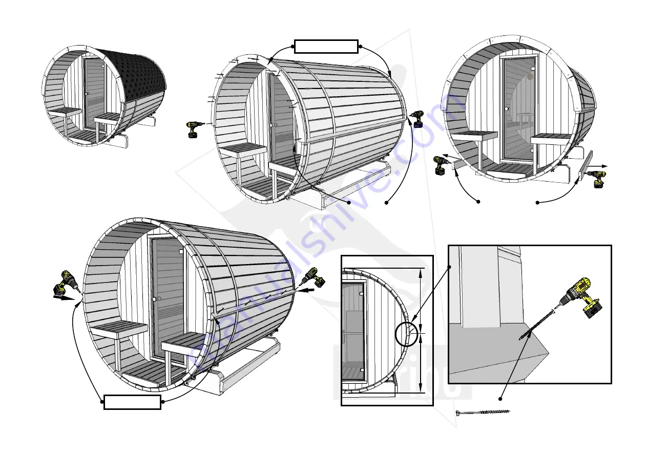 Karibu Sauna 280 Скачать руководство пользователя страница 22