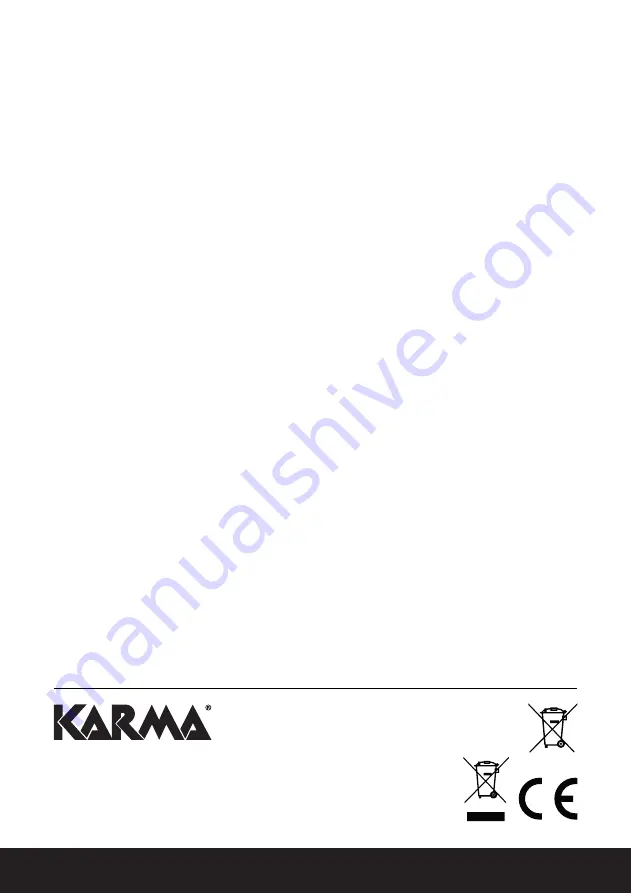 Karma EMPIRE Instruction Manual Download Page 12