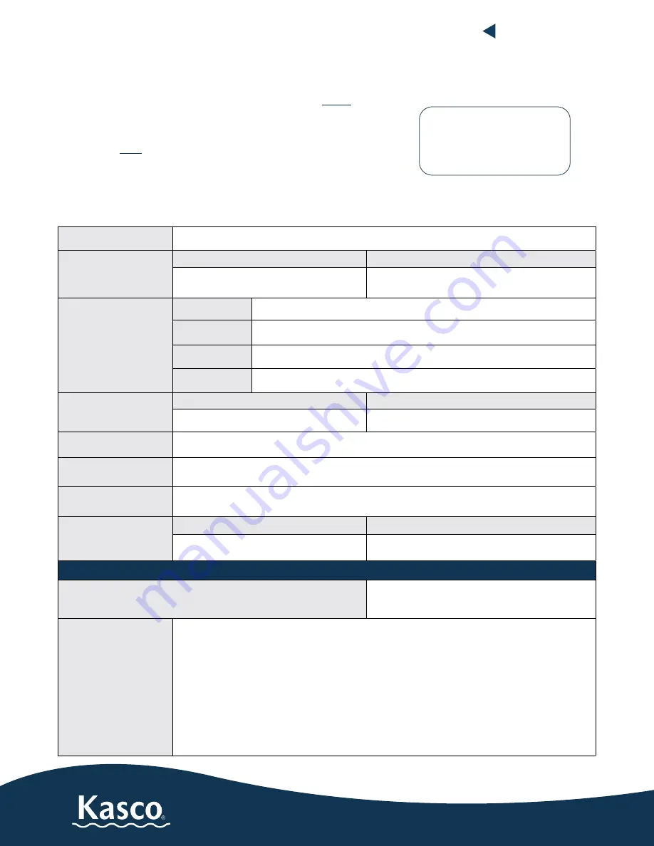 Kasco 2400EVFX Скачать руководство пользователя страница 11