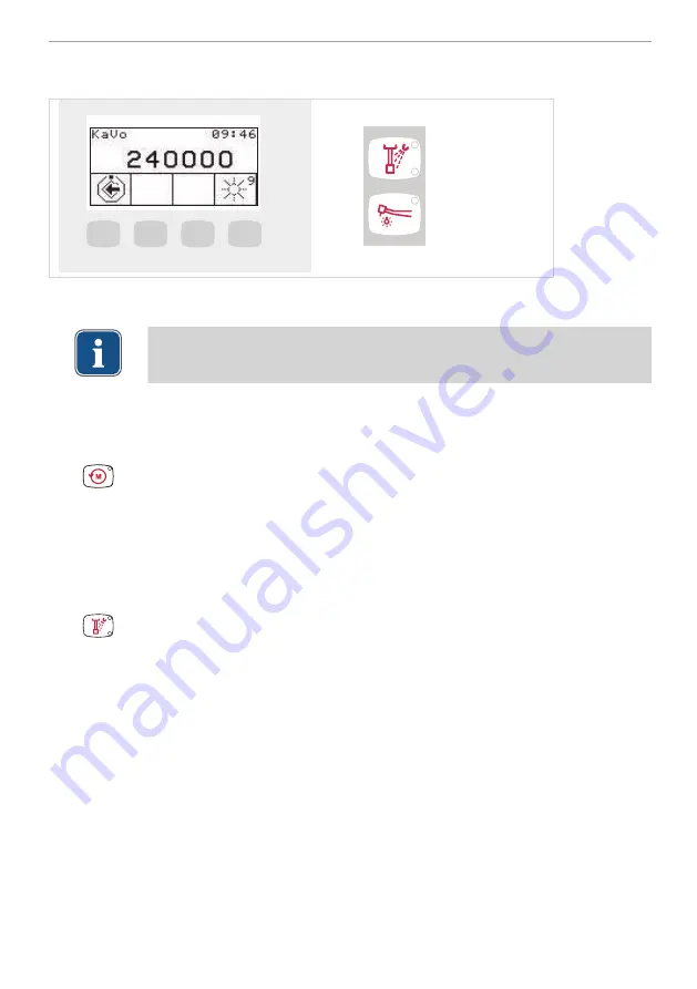 KaVo ESTETICA E30 Short Instructions For Use Download Page 16