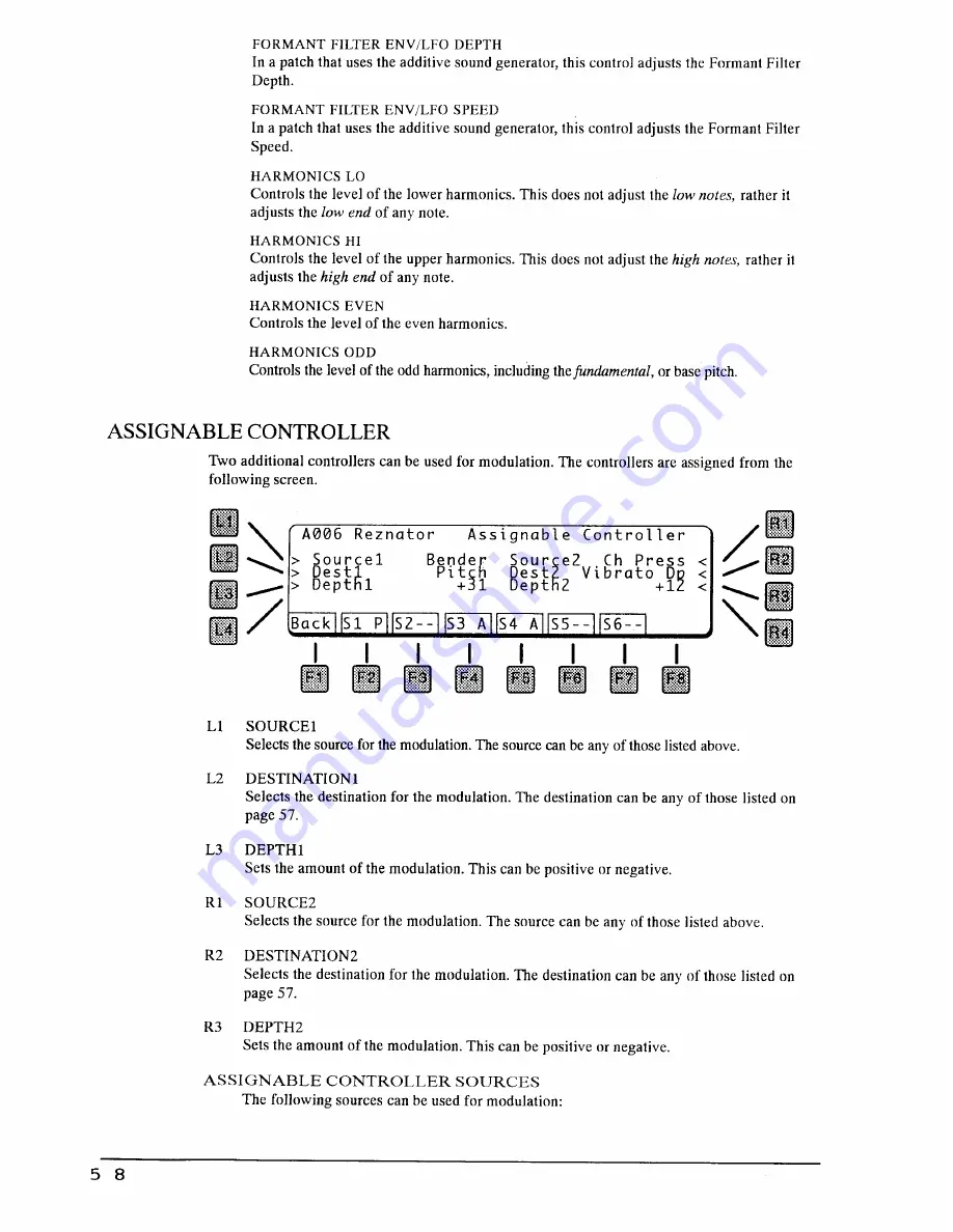 Kawai K5000W Owner'S Manual Download Page 60