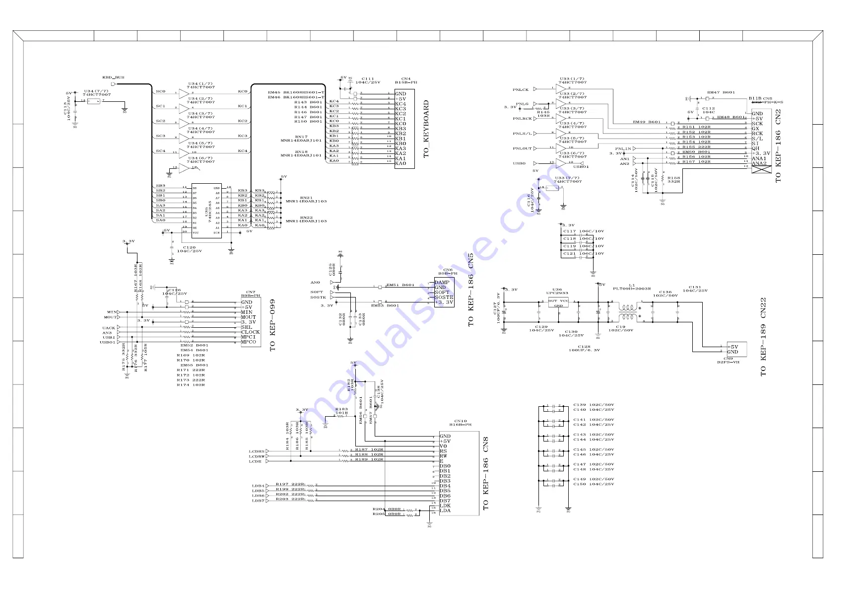 Kawai Stage Piano MP8 Service Manual Download Page 25