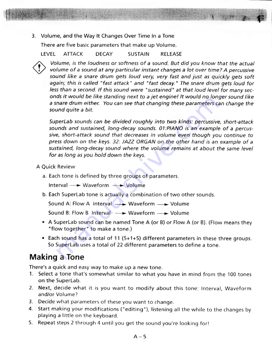 Kawai SUPER LAB FS2000 Owner'S Manual Download Page 46