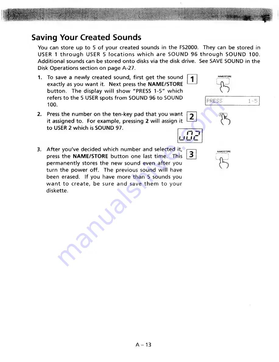 Kawai SUPER LAB FS2000 Owner'S Manual Download Page 54