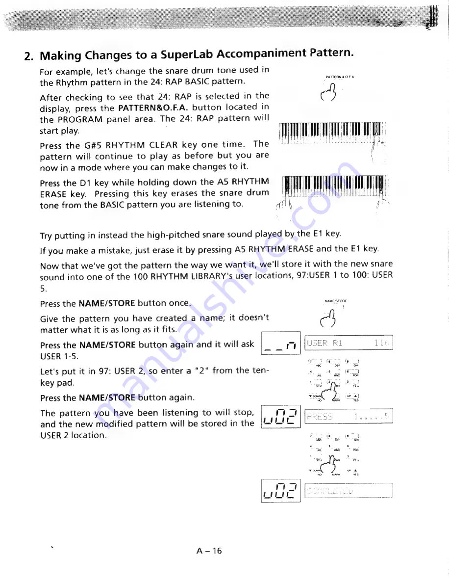 Kawai SUPER LAB FS2000 Скачать руководство пользователя страница 57