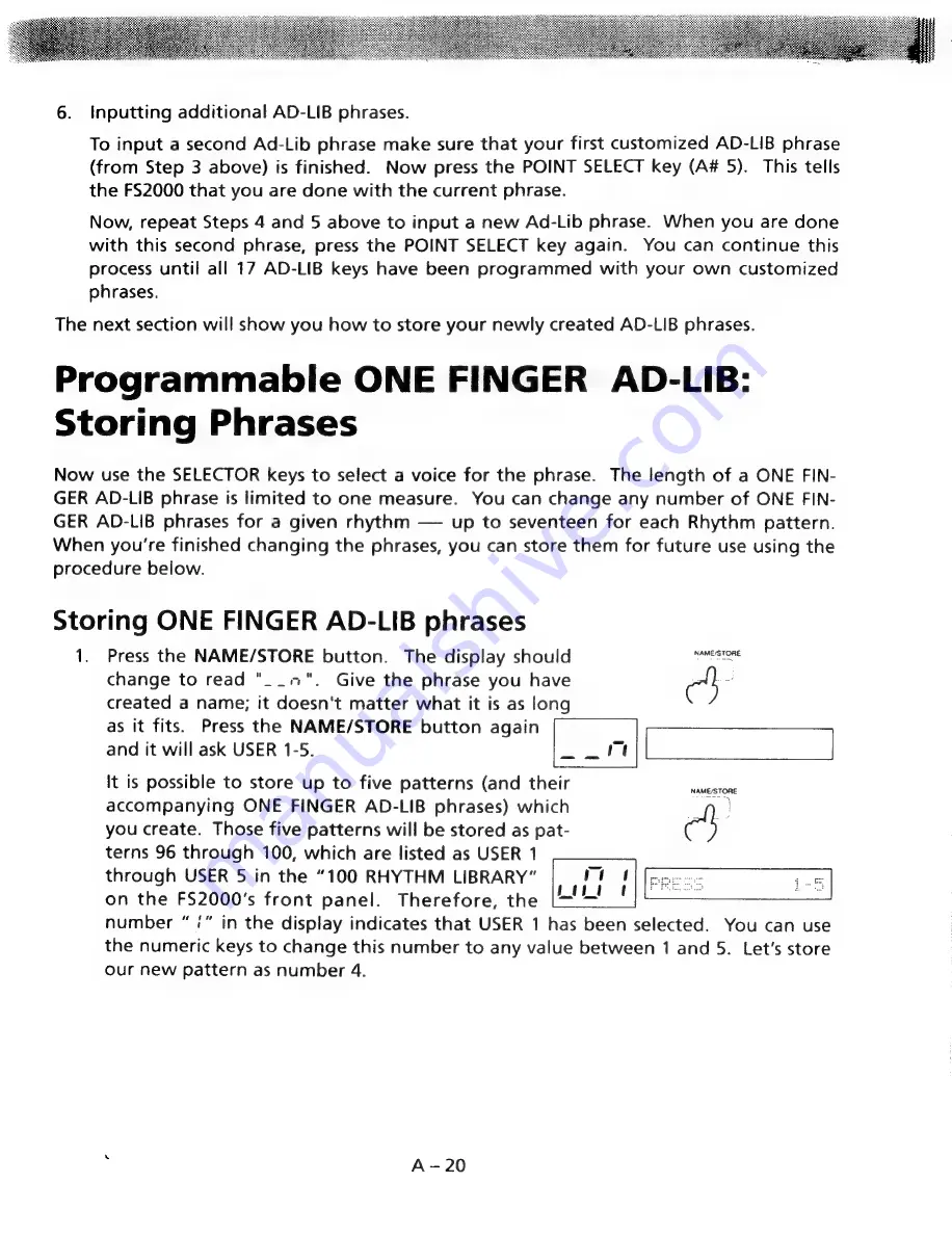 Kawai SUPER LAB FS2000 Owner'S Manual Download Page 61