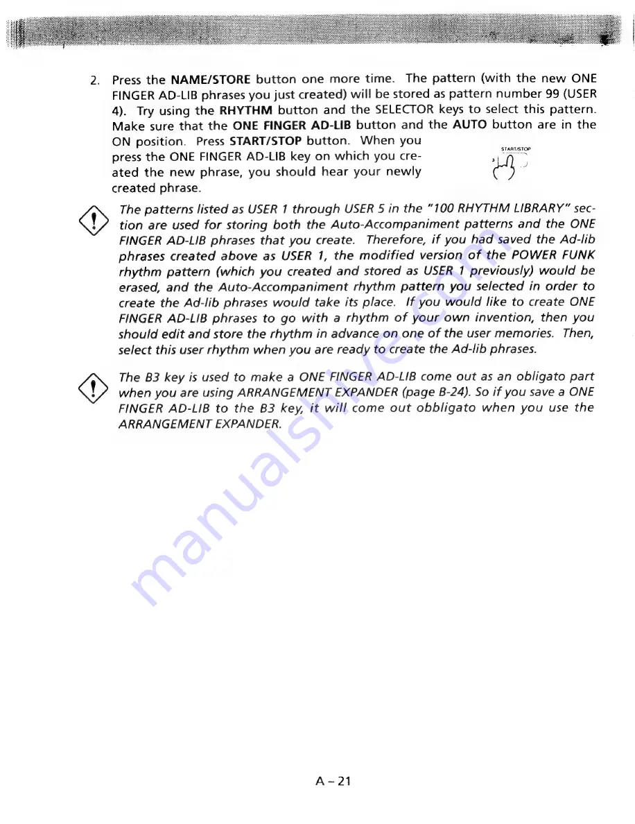 Kawai SUPER LAB FS2000 Owner'S Manual Download Page 62