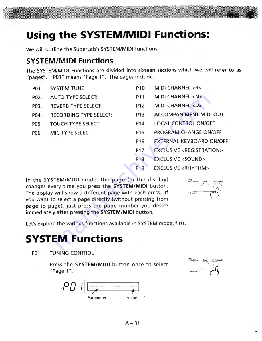 Kawai SUPER LAB FS2000 Скачать руководство пользователя страница 72