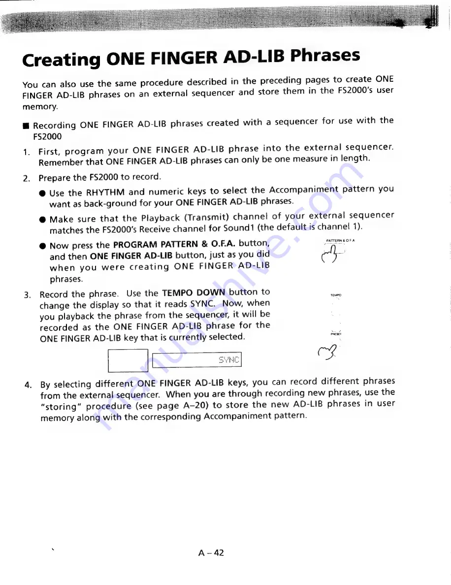 Kawai SUPER LAB FS2000 Owner'S Manual Download Page 83