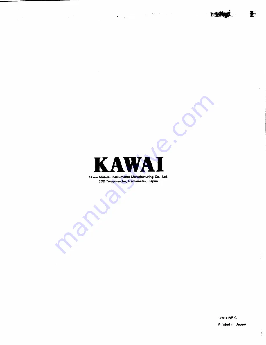 Kawai SUPER LAB FS2000 Owner'S Manual Download Page 108