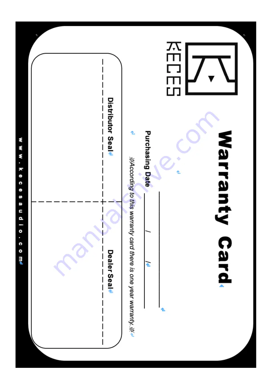 Keces P14 User Manual Download Page 3