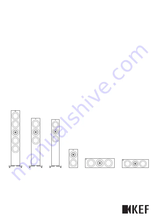 KEF R Series Скачать руководство пользователя страница 1