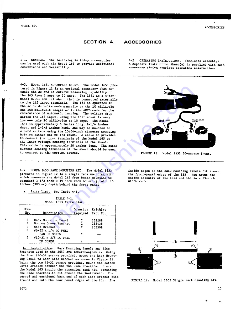 Keithley 165 Скачать руководство пользователя страница 19