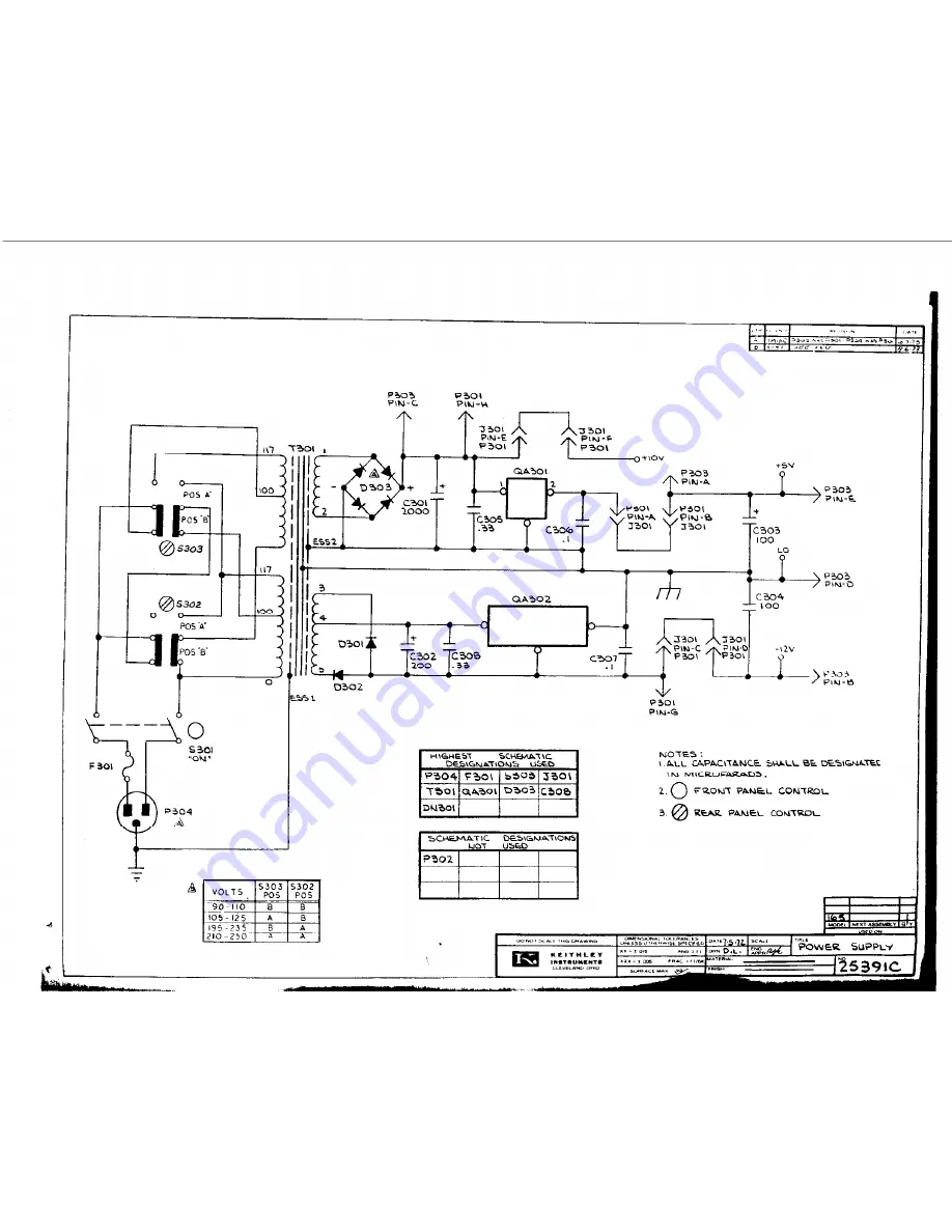 Keithley 165 Скачать руководство пользователя страница 60