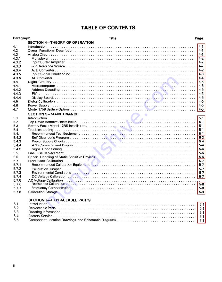 Keithley 175 Instruction Manual Download Page 5