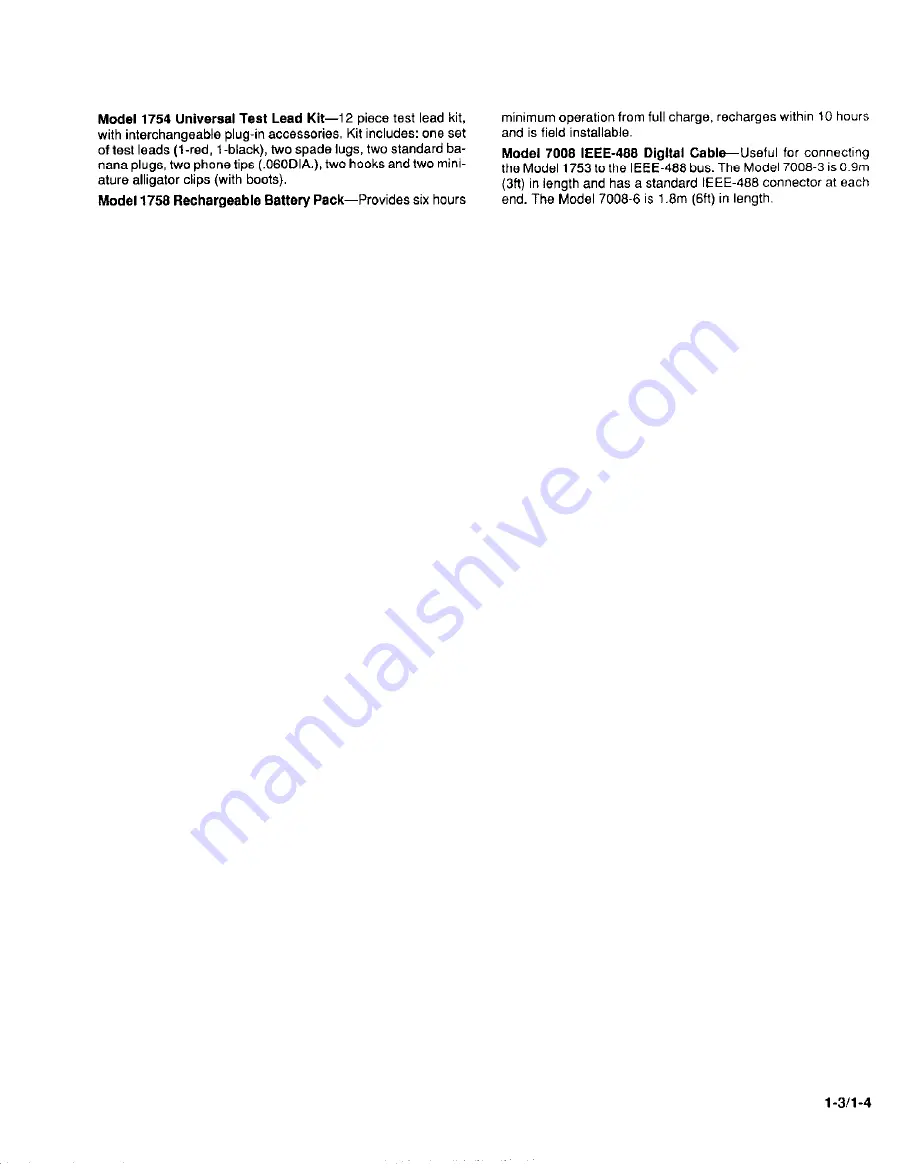 Keithley 175 Instruction Manual Download Page 12