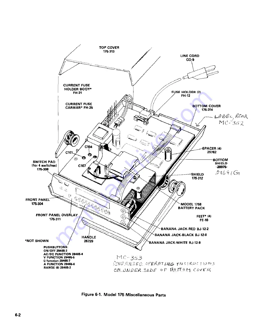 Keithley 175 Instruction Manual Download Page 51