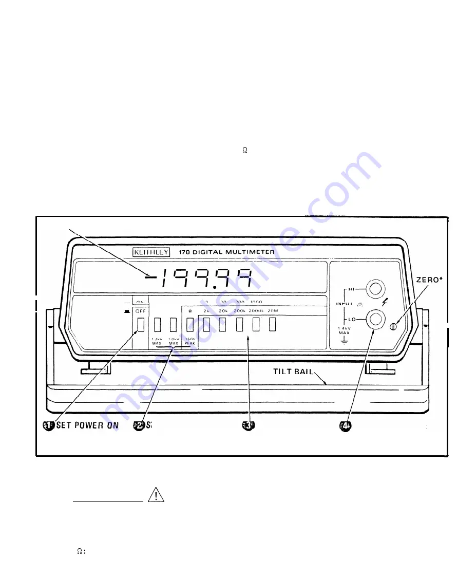 Keithley 178 Instruction Manual Download Page 2