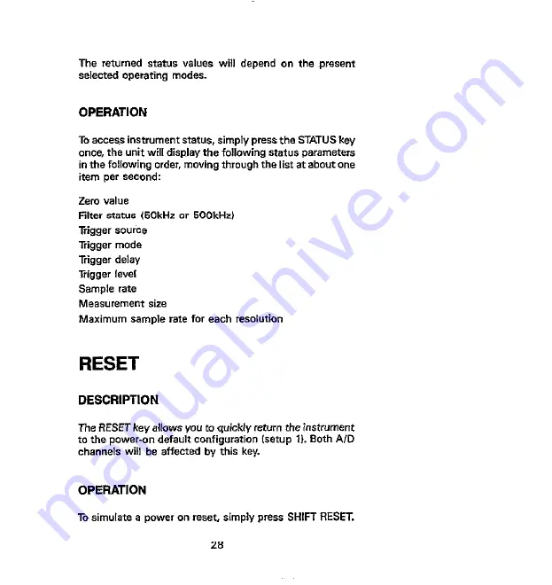 Keithley 194A Manual Download Page 27