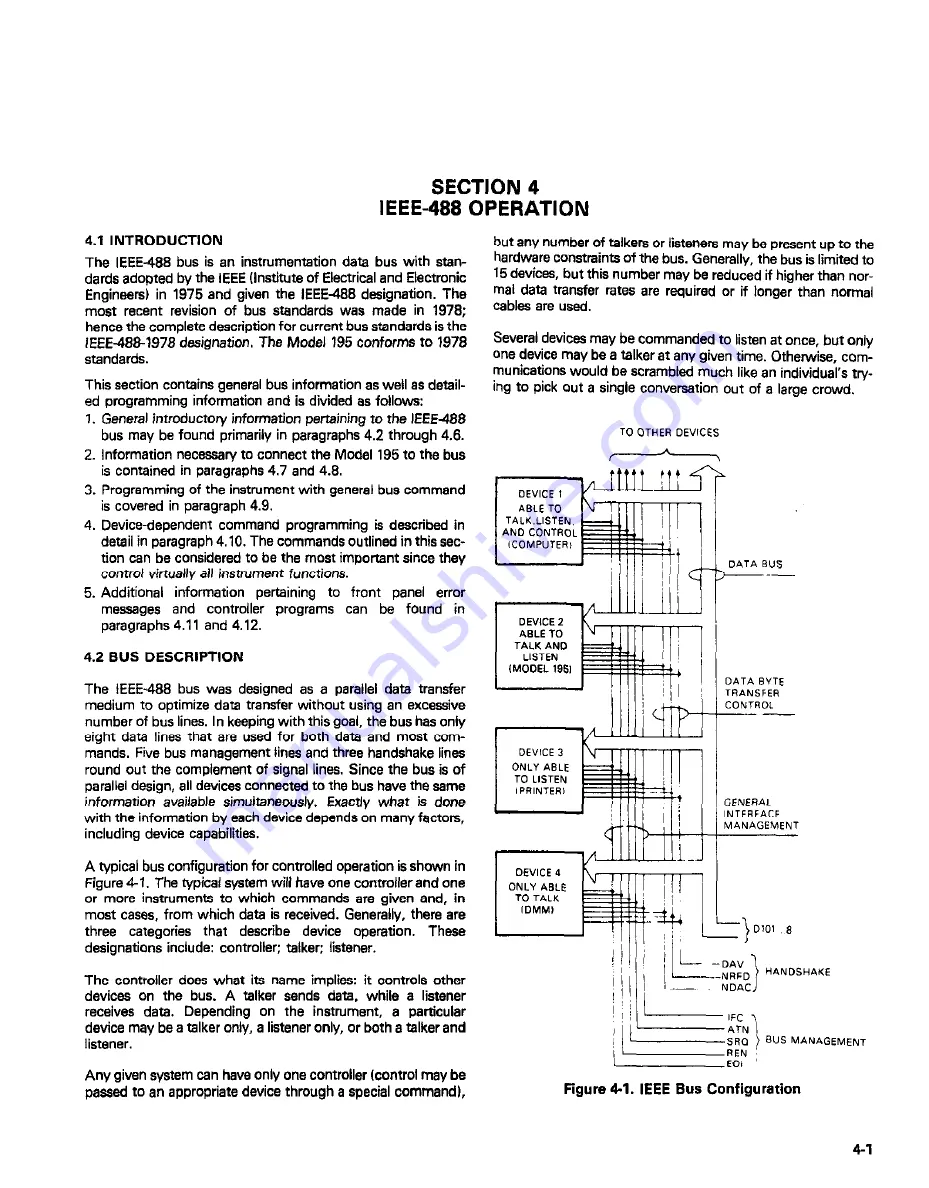 Keithley 195 Instruction Manual Download Page 41