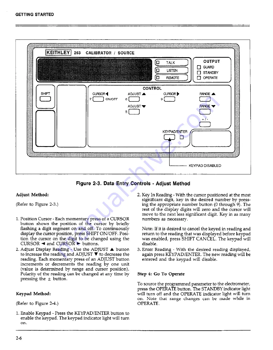 Keithley 263 Instruction Manual Download Page 28