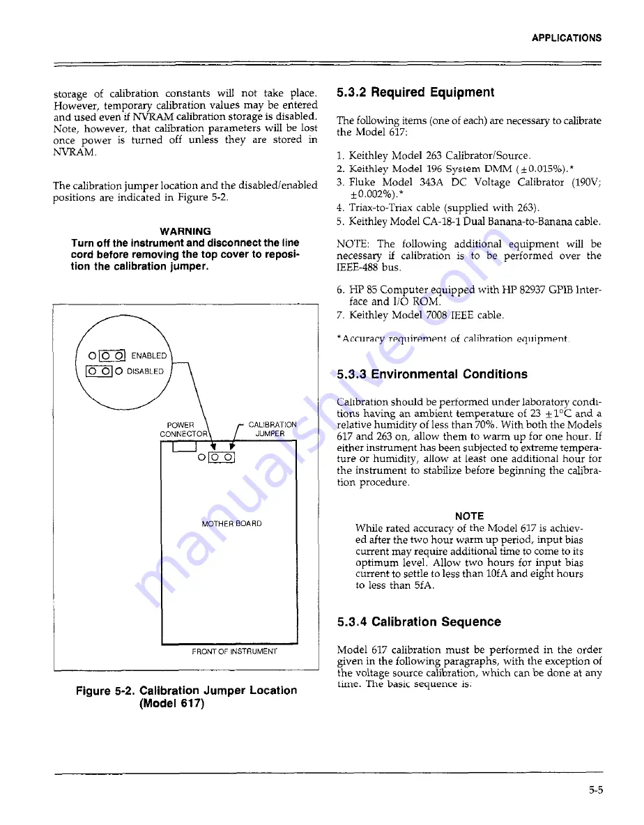 Keithley 263 Скачать руководство пользователя страница 98