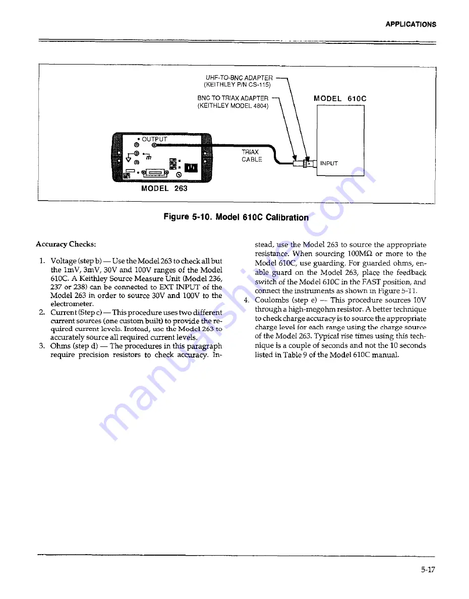 Keithley 263 Instruction Manual Download Page 110