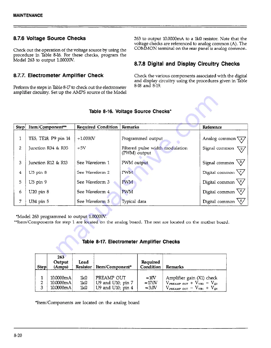 Keithley 263 Скачать руководство пользователя страница 157