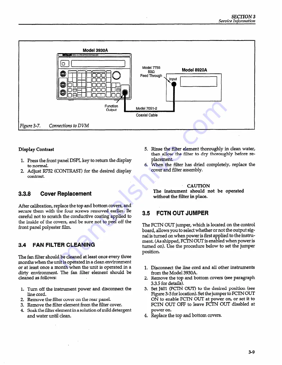 Keithley 3930A Service Manual Download Page 35