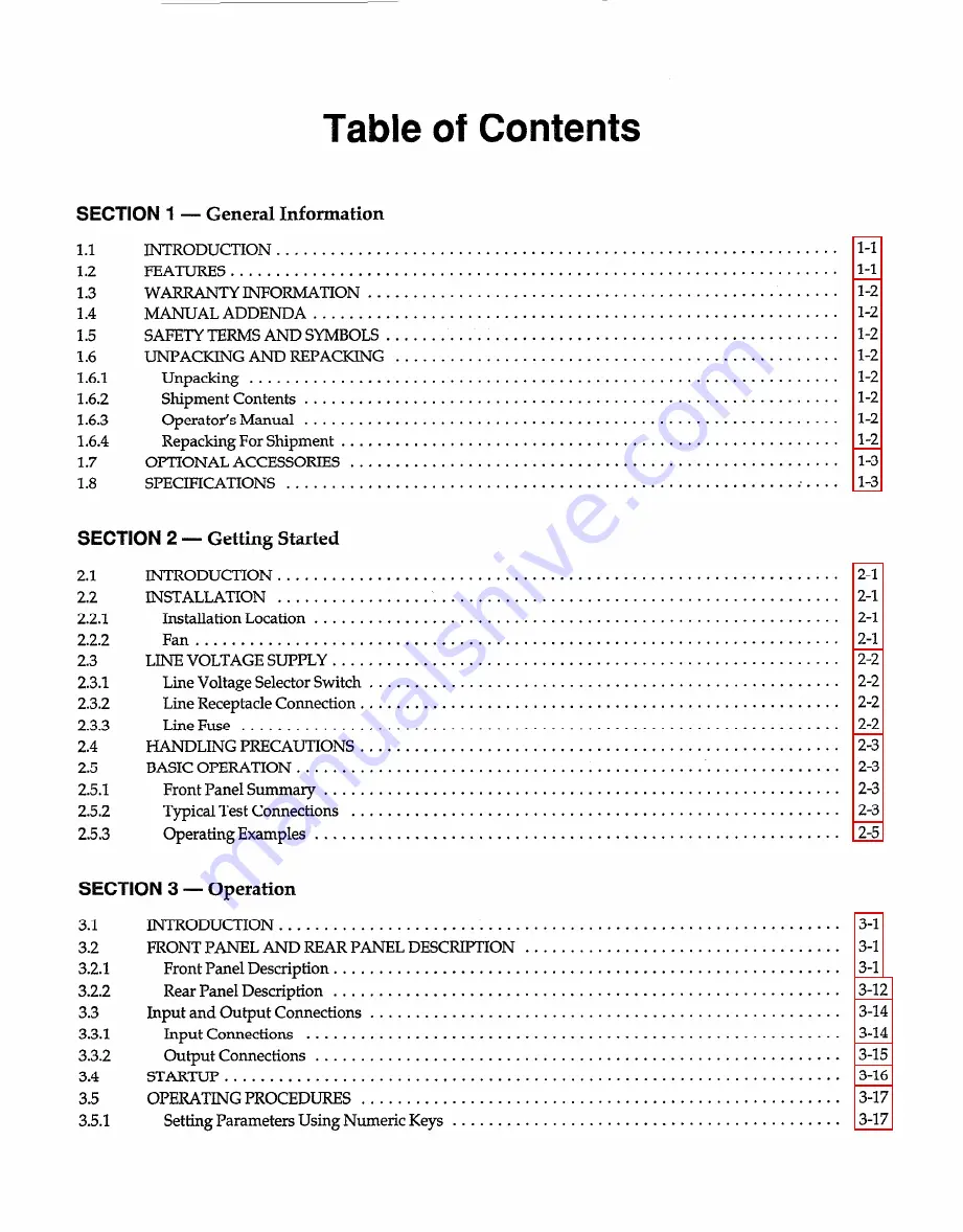 Keithley 3940 Operator'S Manual Download Page 6