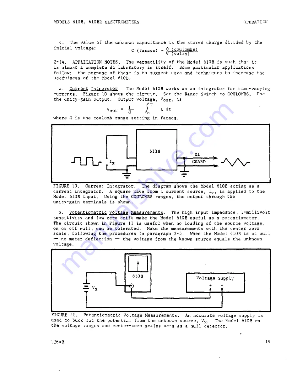 Keithley 610B Instruction Manual Download Page 23