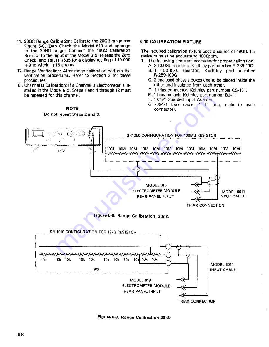 Keithley 619 Instruction Manual Download Page 64