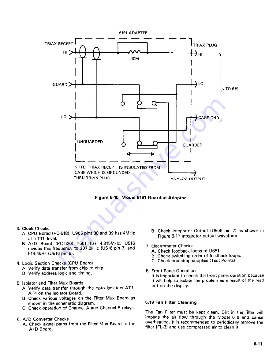 Keithley 619 Instruction Manual Download Page 67