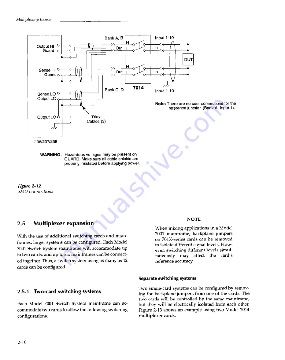 Keithley 7014 Скачать руководство пользователя страница 28