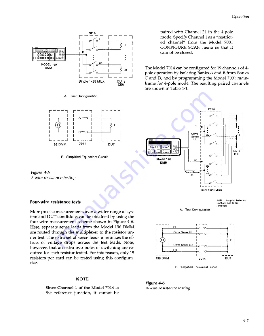 Keithley 7014 Скачать руководство пользователя страница 51