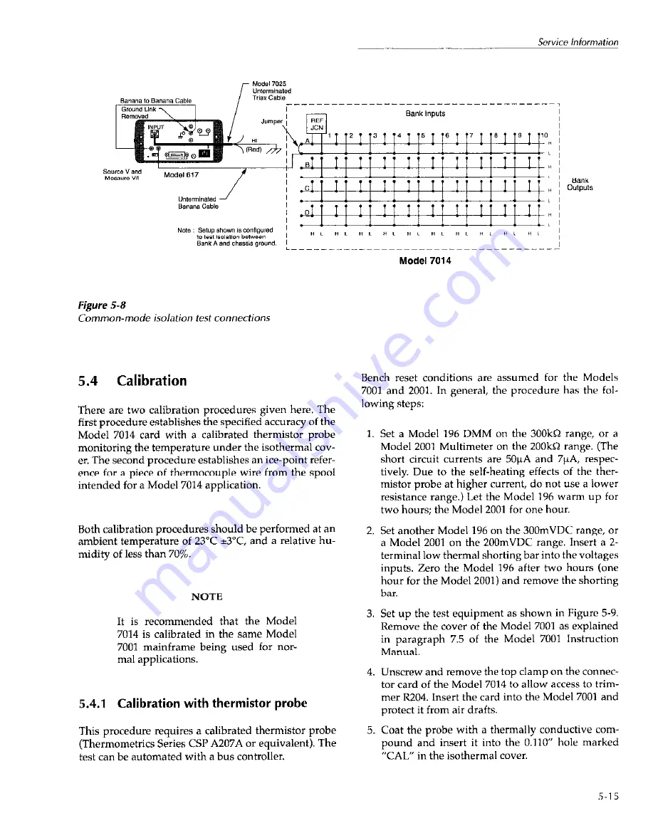 Keithley 7014 Скачать руководство пользователя страница 75