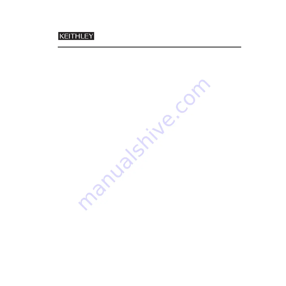 Keithley 7710 User Manual Download Page 3