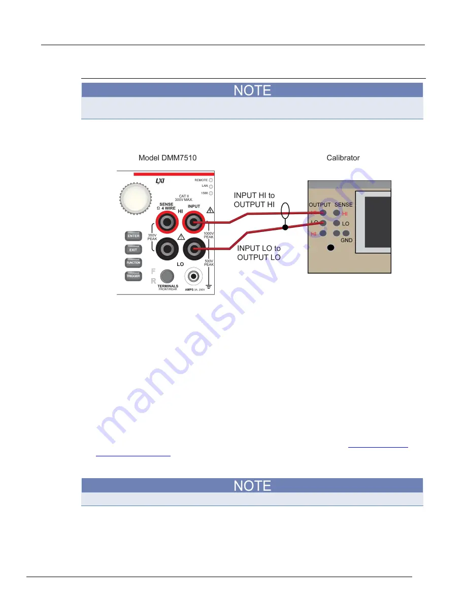 Keithley DMM7510 Calibration Manual Download Page 26