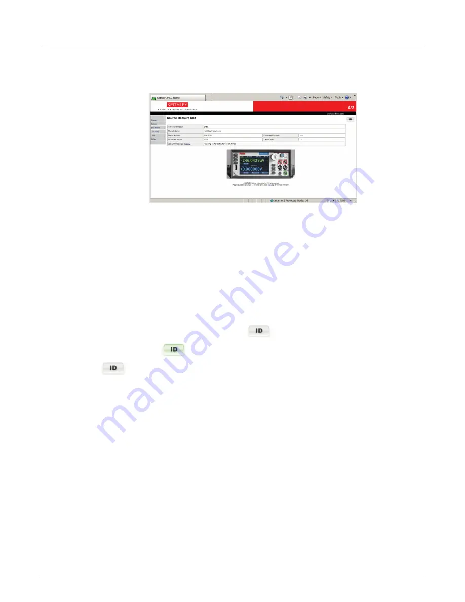 Keithley Interactive SourceMeter 2450 Reference Manual Download Page 85