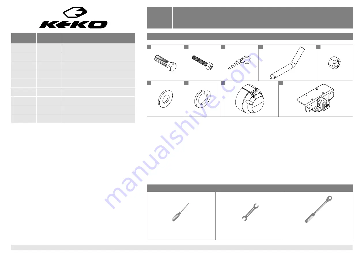 KEKO K552 Installation Description Download Page 1