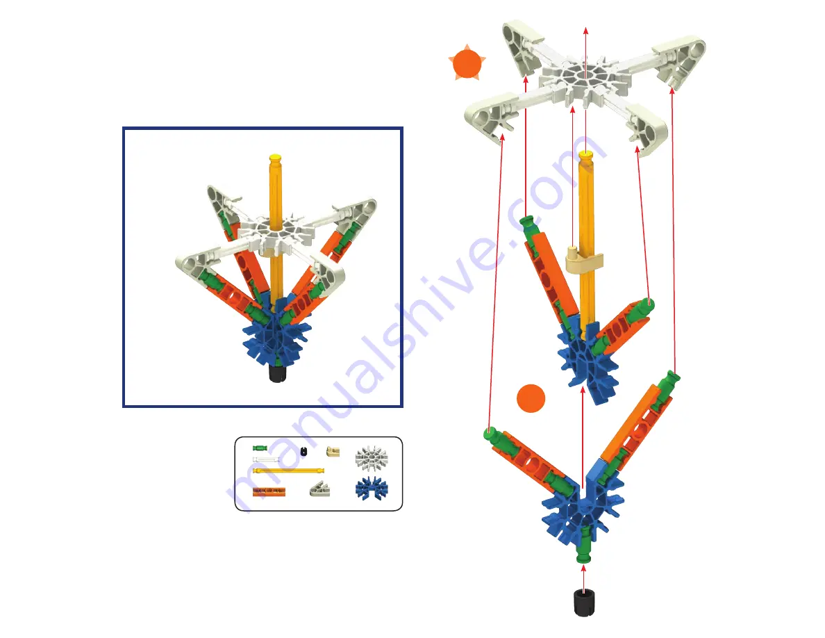 K'Nex 100 MODEL IMAGINE BUILDING SET Скачать руководство пользователя страница 60