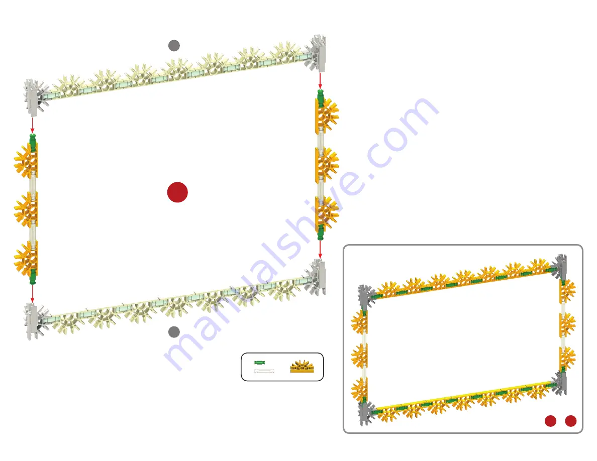 K'Nex 100 MODEL IMAGINE BUILDING SET Assembly Instructions Manual Download Page 74