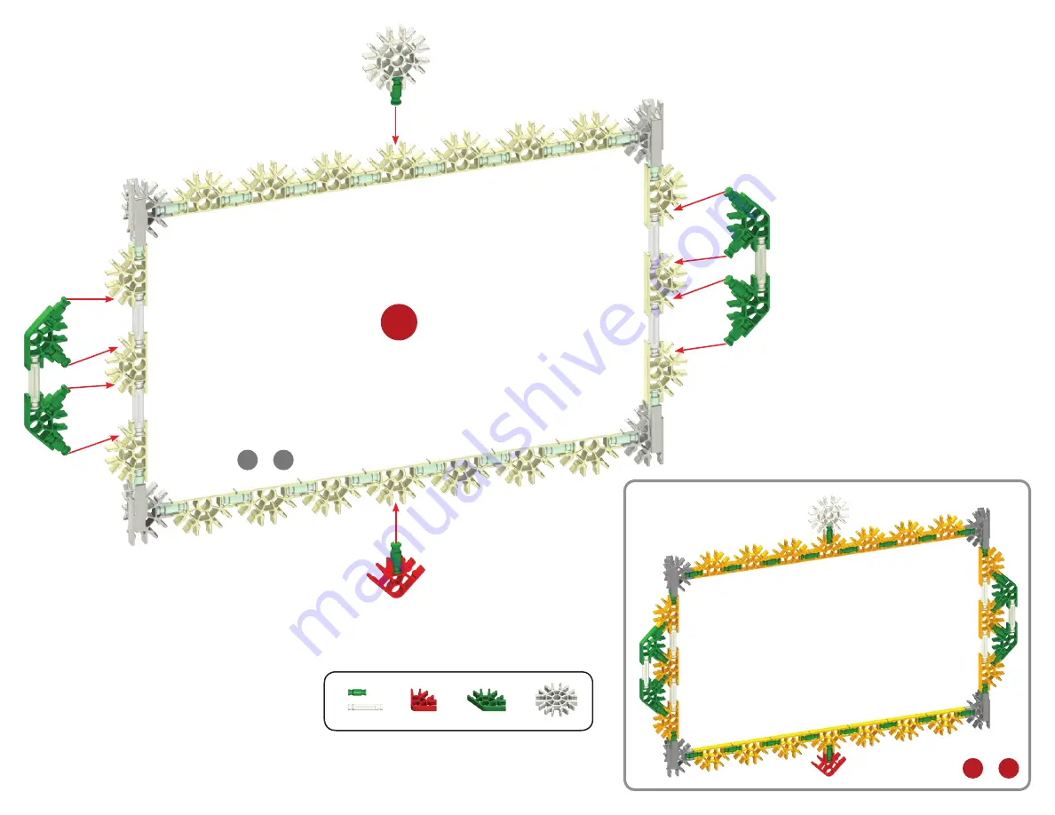 K'Nex 100 MODEL IMAGINE BUILDING SET Assembly Instructions Manual Download Page 75